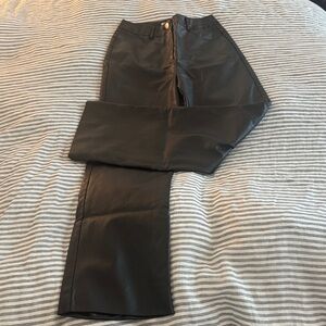 Peppermayo Shiny Black Leather Pants